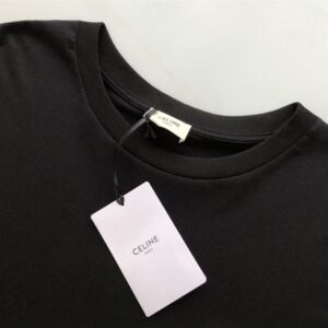 CELINE LOOSE TRIOMPHE T-SHIRT IN COTTON JERSEY - CE001