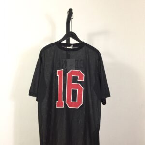 CELINE OVERSIZED CELINE 16 T-SHIRT IN JERSEY MESH - CE003