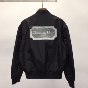 CHRISTIAN DIOR COUTURE BOMBER JACKET NAVY BLUE - CB004