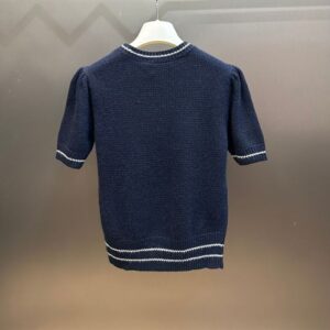 CHRISTIAN DIOR SHORT-SLEEVED SWEATER - O047