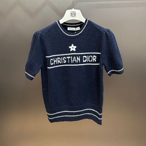 CHRISTIAN DIOR SHORT-SLEEVED SWEATER - O047