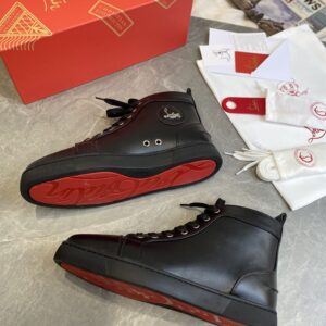 CHRISTIAN LOUBOUTIN LOUIS HIGH-TOP SNEAKERS - C019