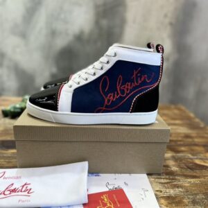 CHRISTIAN LOUBOUTIN LOUIS HIGH-TOP SNEAKERS - C043