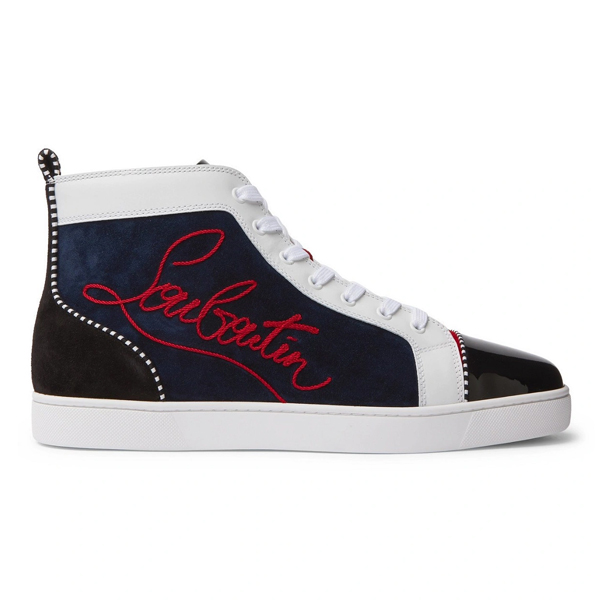 CHRISTIAN LOUBOUTIN LOUIS HIGH-TOP SNEAKERS - C043