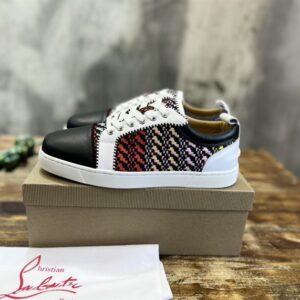 CHRISTIAN LOUBOUTIN LOUIS JUNIOR ORLATO MULTICOLOR SNEAKERS - C038