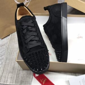 CHRISTIAN LOUBOUTIN LOUIS JUNIOR SPIKES SNEAKER - C042