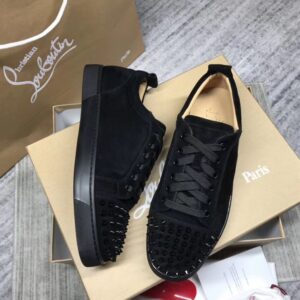 CHRISTIAN LOUBOUTIN LOUIS JUNIOR SPIKES SNEAKER - C042