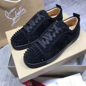 CHRISTIAN LOUBOUTIN LOUIS JUNIOR SPIKES SNEAKER - C042