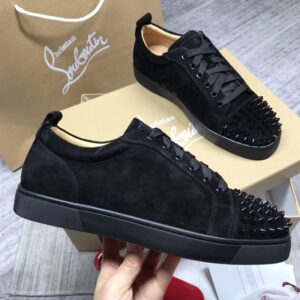 CHRISTIAN LOUBOUTIN LOUIS JUNIOR SPIKES SNEAKER - C042