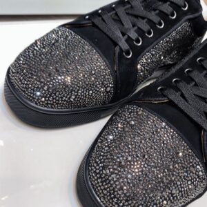 CHRISTIAN LOUBOUTIN LOUIS JUNIOR STRASS SNEAKERS - C023