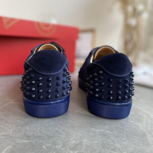 CHRISTIAN LOUBOUTIN ORLATO SUEDE SPIKES SNEAKERS - C045