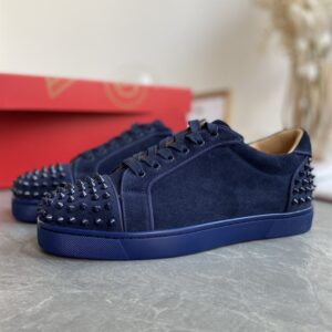 CHRISTIAN LOUBOUTIN ORLATO SUEDE SPIKES SNEAKERS - C045