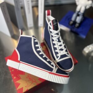 CHRISTIAN LOUBOUTIN PEDRO HIGH-TOP SNEAKERS - C013