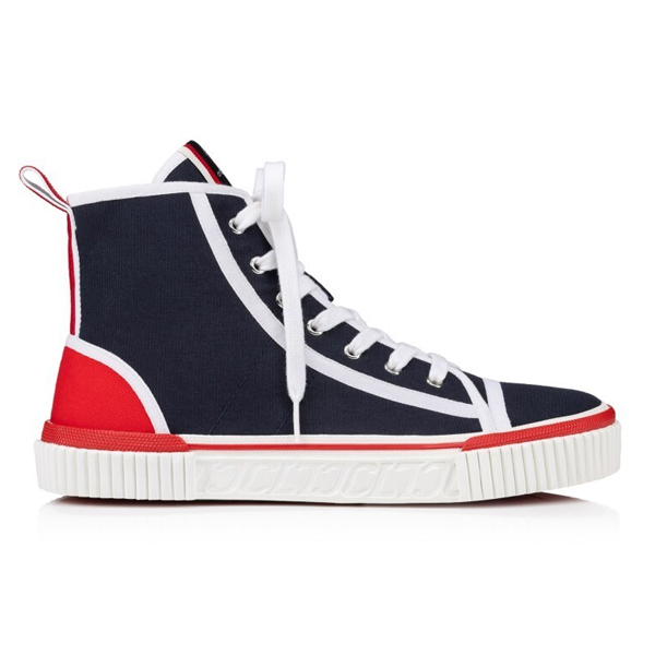 CHRISTIAN LOUBOUTIN PEDRO HIGH-TOP SNEAKERS - C013