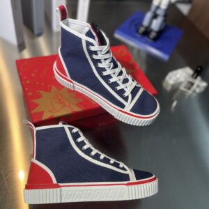 CHRISTIAN LOUBOUTIN PEDRO HIGH-TOP SNEAKERS - C013