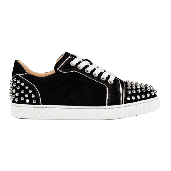 CHRISTIAN LOUBOUTIN VIEIRA 2 BLACK SNEAKERS - C057