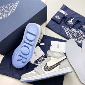 DIOR AIR JORDAN 1 RETRO HIGH SNEAKER - I071