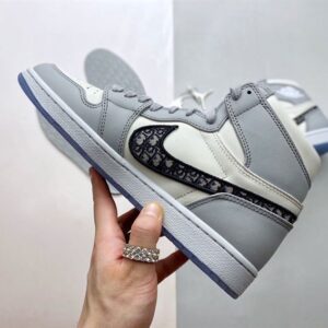 DIOR AIR JORDAN 1 RETRO HIGH SNEAKER - I071