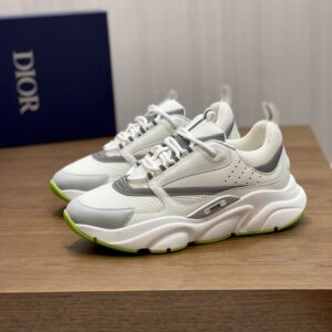 DIOR B22 SNEAKER WHITE LIGHT GREEN - I025