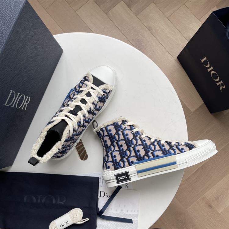 DIOR B23 HIGH-TOP SNEAKER OBLIQUE TAPESTRY - I089