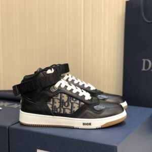 DIOR B27 HIGH-TOP SNEAKER BLACK BEIGR - I079