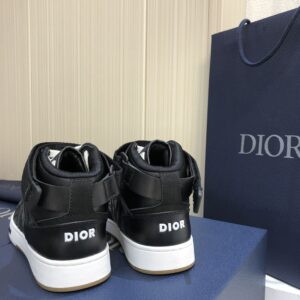 DIOR B27 HIGH-TOP SNEAKER BLACK BEIGR - I079