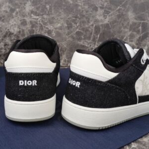 DIOR B27 LOW-TOP SNEAKER BLACK DENIM - I053