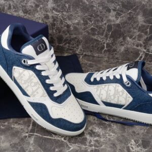 DIOR B27 LOW-TOP SNEAKER BLUE DENIM - I052