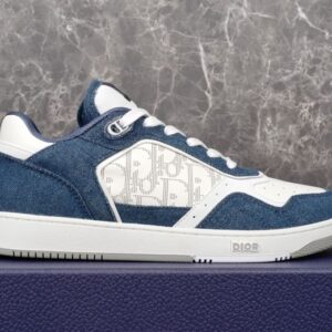 DIOR B27 LOW-TOP SNEAKER BLUE DENIM - I052