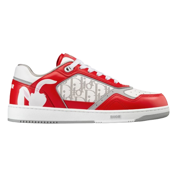 DIOR B27 LOW-TOP SNEAKER RED - I058