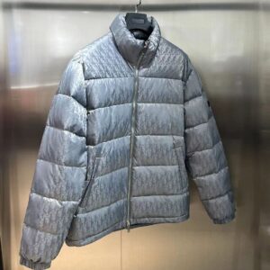 DIOR OBLIQUE DOWN JACKET GREY - CB010