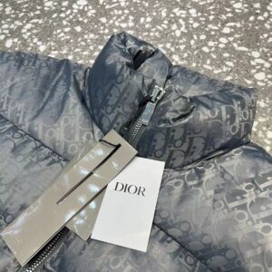 DIOR OBLIQUE DOWN JACKET GREY - CB010