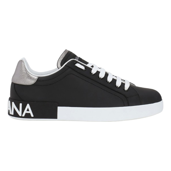 DOLCE & GABBANA CALFSKIN NAPPA PORTOFINO SNEAKERS - HY018