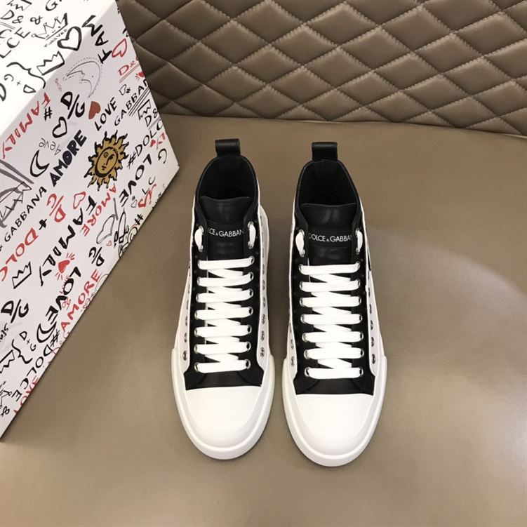 DOLCE & GABBANA HIGH-TOP SNEAKERS - HY074