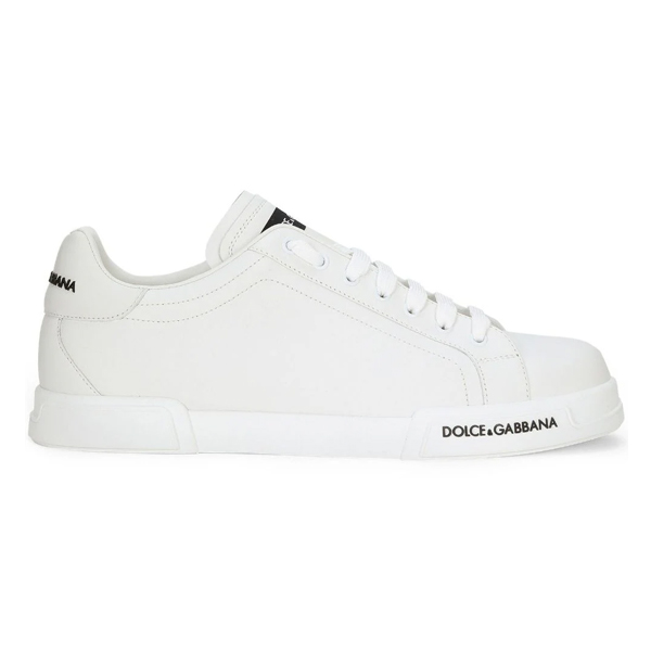 DOLCE & GABBANA LEATHER PORTOFINO SNEAKERS - HY009