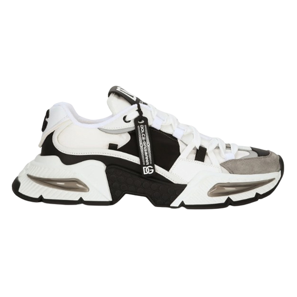 DOLCE & GABBANA MIXED-MATERIAL AIRMASTER SNEAKERS - HY061