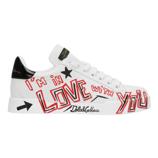 DOLCE & GABBANA PORTOFINO CUORE SNEAKERS - HY021