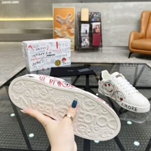 DOLCE & GABBANA PORTOFINO CUORE SNEAKERS - HY021