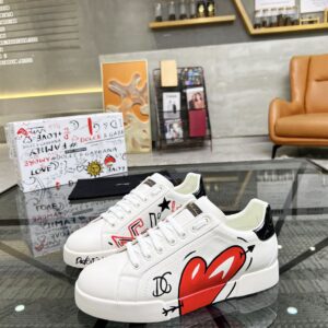 DOLCE & GABBANA PORTOFINO CUORE SNEAKERS - HY021