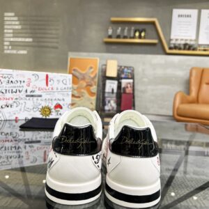 DOLCE & GABBANA PORTOFINO LEATHER LOVE DG SNEAKERS - HY008