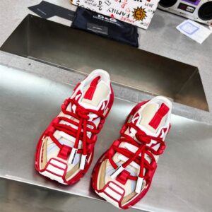 DOLCE &GABBANA SPACE SNEAKERS WHITE RED - HY065