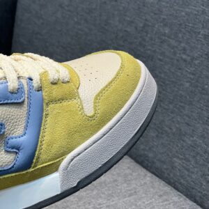 FENDI MATCH LOW-TOPS YELLOW SUEDE - F013