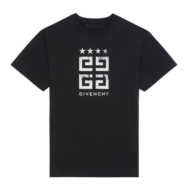 GIVENCHY 4G STARS SLIM FIT T-SHIRT IN COTTON - K009