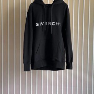 GIVENCHY ARCHETYPE SLIM FIT HOODIE IN FLEECE - AD002