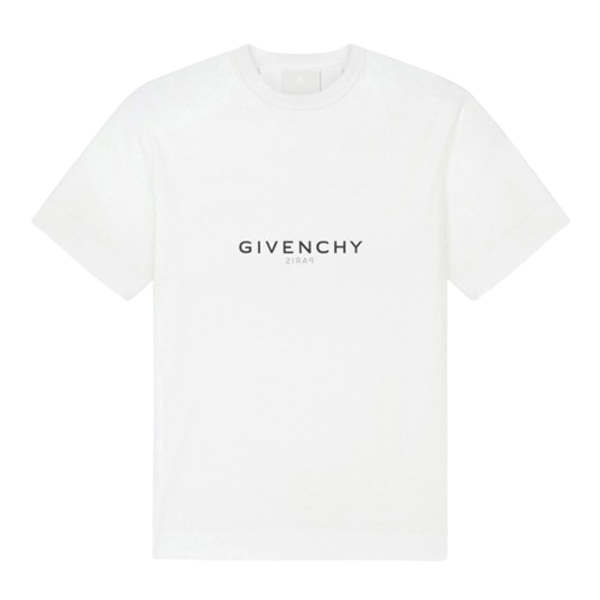 GIVENCHY REVERSE SLIM T-SHIRT IN COTTON WHITE - K008