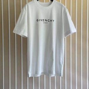 GIVENCHY REVERSE SLIM T-SHIRT IN COTTON WHITE - K008