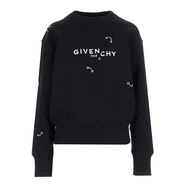 GIVENCHY RING EYELET LOGO SWEATSHIRT - AD004