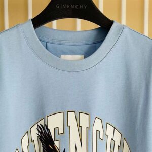 GIVENCHY SLIM-FIT T-SHIRT WITH GIVENCHY EAGLE PRINT - K034