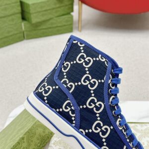 GUCCI BLUE TENNIS 1977 HIGH-TOP SNEAKER - G120