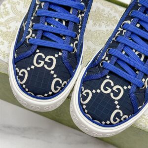 GUCCI BLUE TENNIS 1977 HIGH-TOP SNEAKER - G120